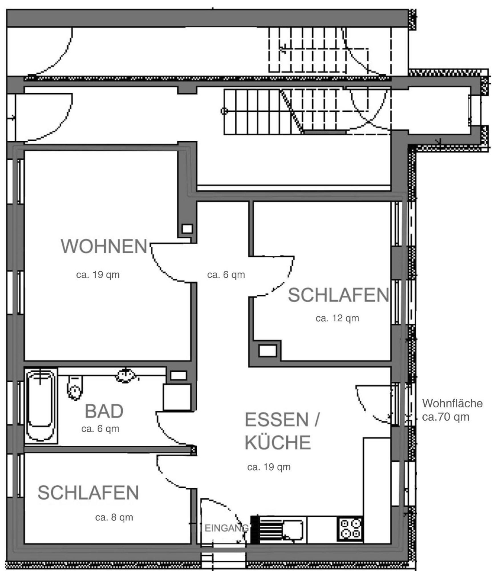 Altstadtwohnung Mit Eigenem Hauseingang Mülheim an der Ruhr Eksteriør billede